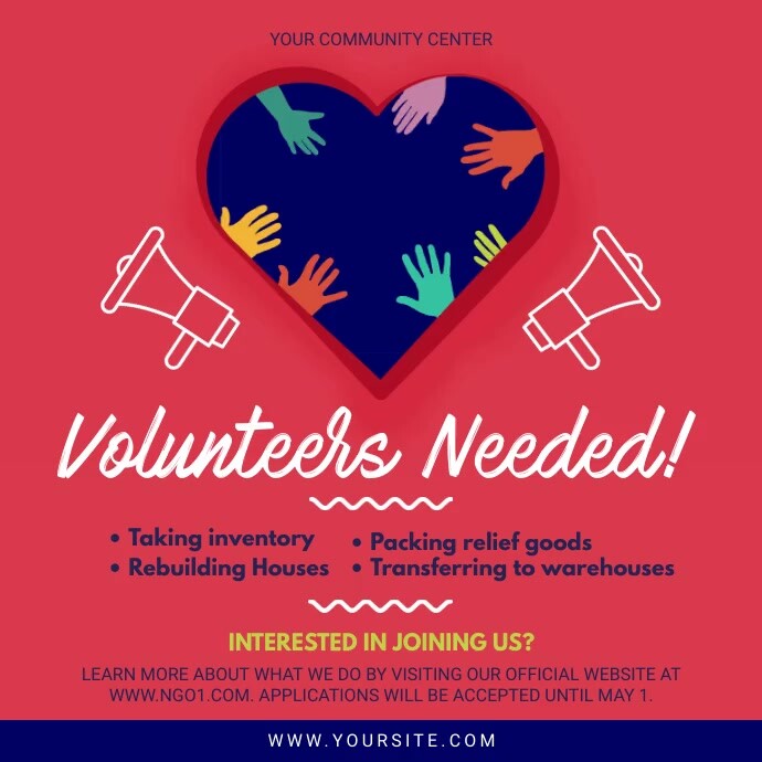 Senior proud graduating eoul inthesecretgarden laurea Pink Volunteering Drive Square Video Template | PosterMyWall