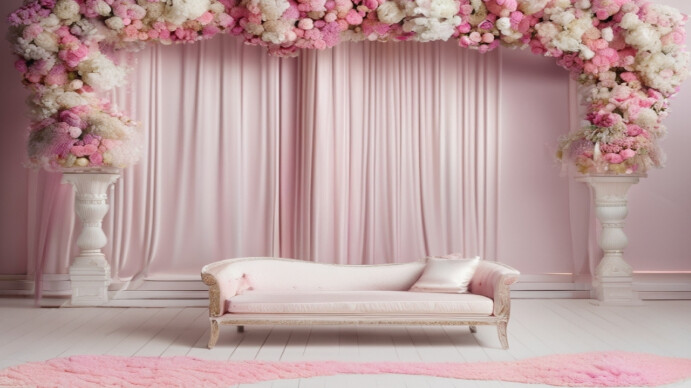 Pink Wedding Background Template PosterMyWall pink-wedding-background-template-postermywall