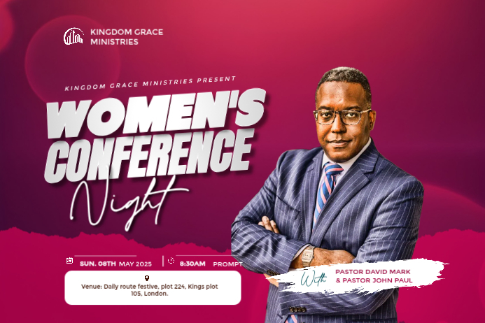 Pink Conference Picture Copy of Pink Women's Conference Poster | PosterMyWall