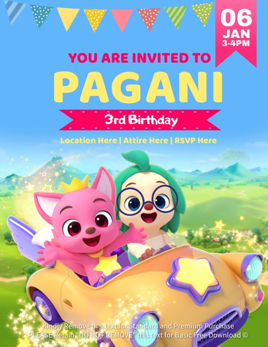 Copy of Pinkfong | PosterMyWall
