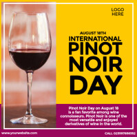 Pinot Noir Day Instagram-opslag template