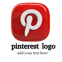 pinterest logo template