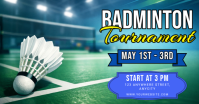 Pirus Modern & Minimal Badminton Tournament Gambar Bersama Facebook template