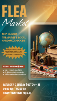 Turchese Flea Market Instagram Story Template