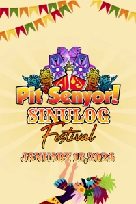 Pit Senyor Poster template