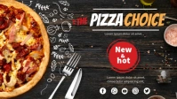 Pizza Banner Facebook Cover Video (16:9) template