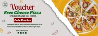 Pizza Code Voucher Couverture Facebook template