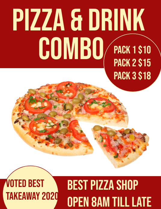 PIZZA COMBO Template PosterMyWall