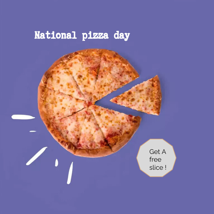 Pizza day Template PosterMyWall