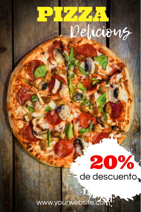 Pizza Delicious Template | PosterMyWall
