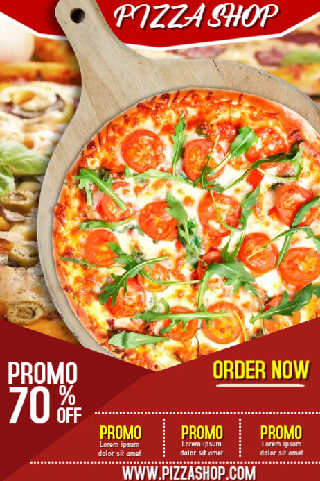 Pizza Poster Example PIZZA Template | PosterMyWall