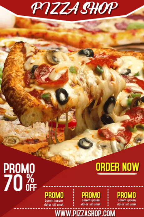 Pizza Poster Example PIZZA Template | PosterMyWall