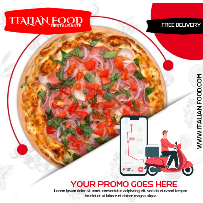 PIZZA Template PosterMyWall