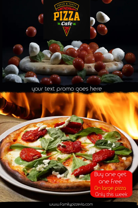 Pizza Poster Example PIZZA Template | PosterMyWall