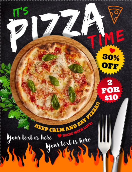 Pizza Flyer Template Postermywall