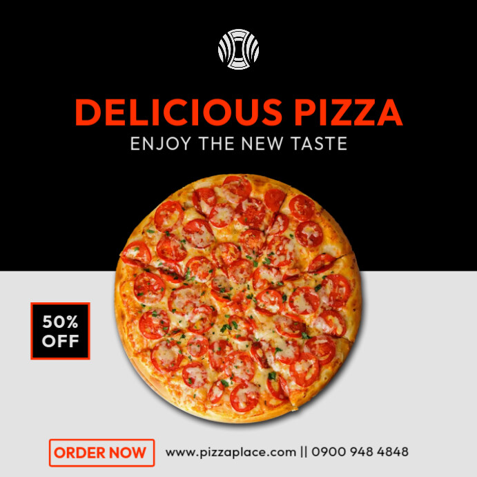 Pizza flyer Pos Instagram template