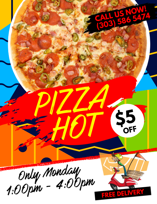 Pizza Flyer Template Postermywall