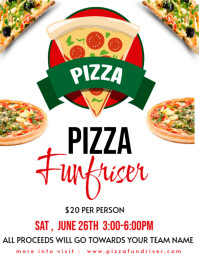 Pizza Fundraiser Flyer 传单(美国信函) template