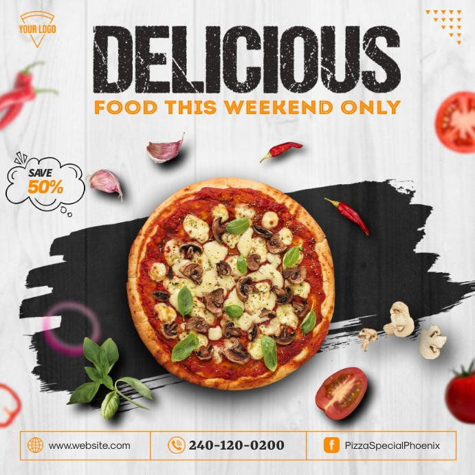 Pizza Instagram Food ADS template