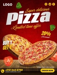Pizza Limited Offer Flyer (US Letter) template