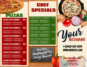 customizable design templates for pizza postermywall pizza shop menu template