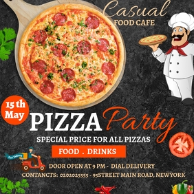 6 Pizza Day Customizable Design Templates Postermywall