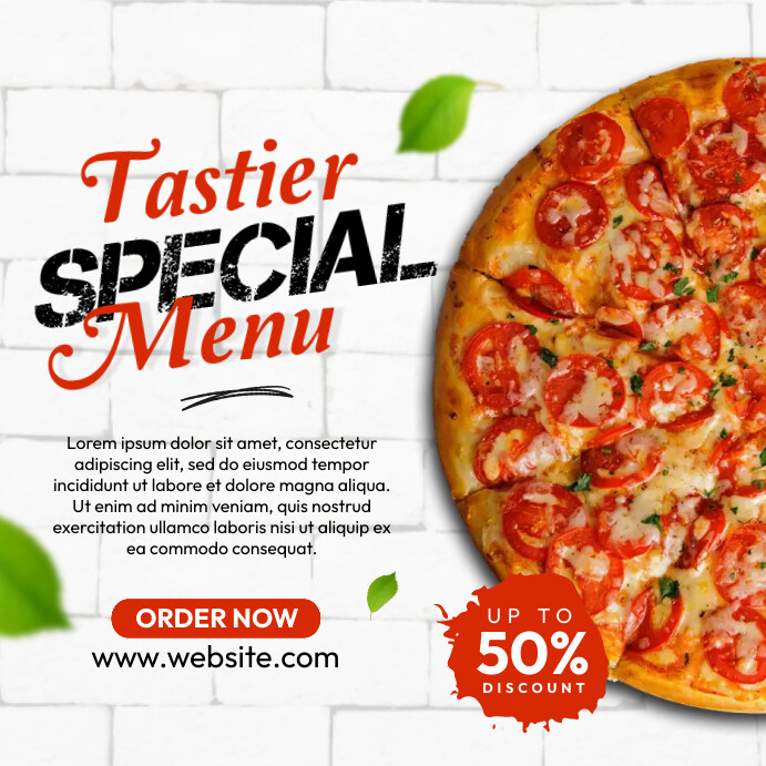 Pizza Poster Example Pizza poster design Template | PosterMyWall