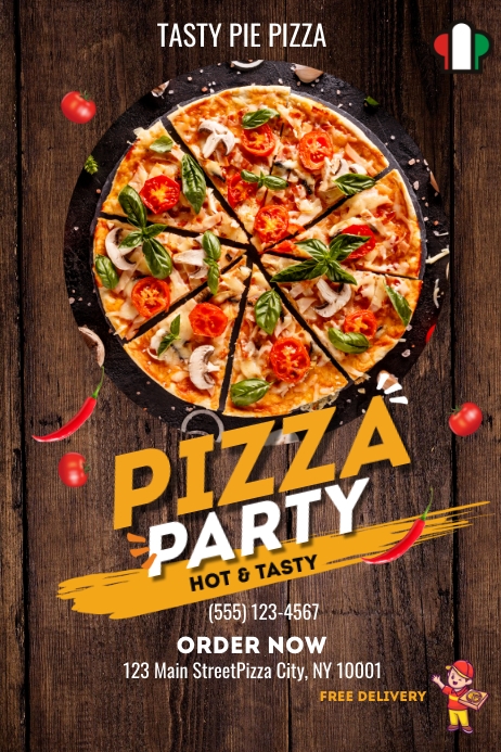 Pizza Poster Example Pizza Poster Template | PosterMyWall