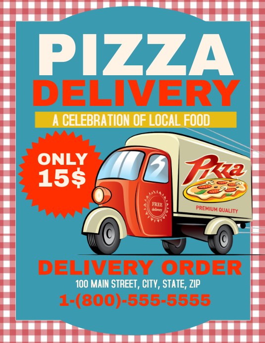 Pizza Delivery PosterMyWall