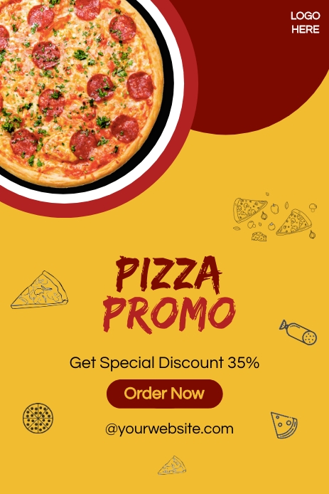 Pizza Promo Pinterest Ihluzo le-Pinterest template