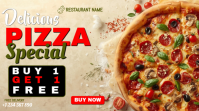 Gul Pizza Promotion งานแสดงผลงานแบบดิจิทัล Template
