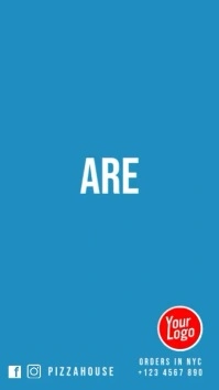 Pizza Promotion instagram story reveal ad Instagram-Story template