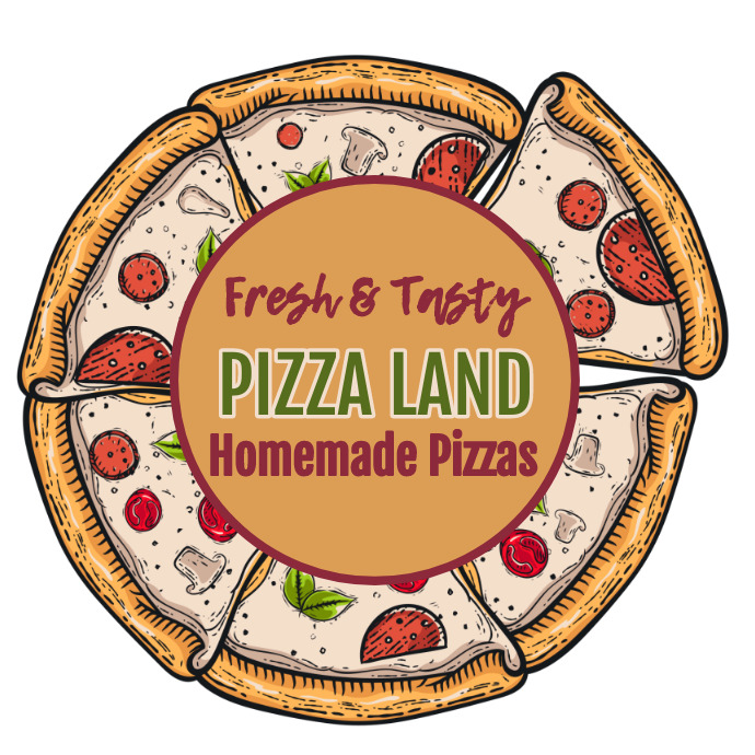 Pizza Restaurant Logo Design Template