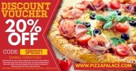 Pizza Restaurant Promo Digital Ad Template Facebook Shared Image