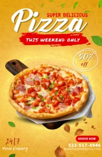 Pizza Rollups Tabloid template