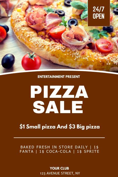 Image 3 for Pizza Sale Flyer Template
