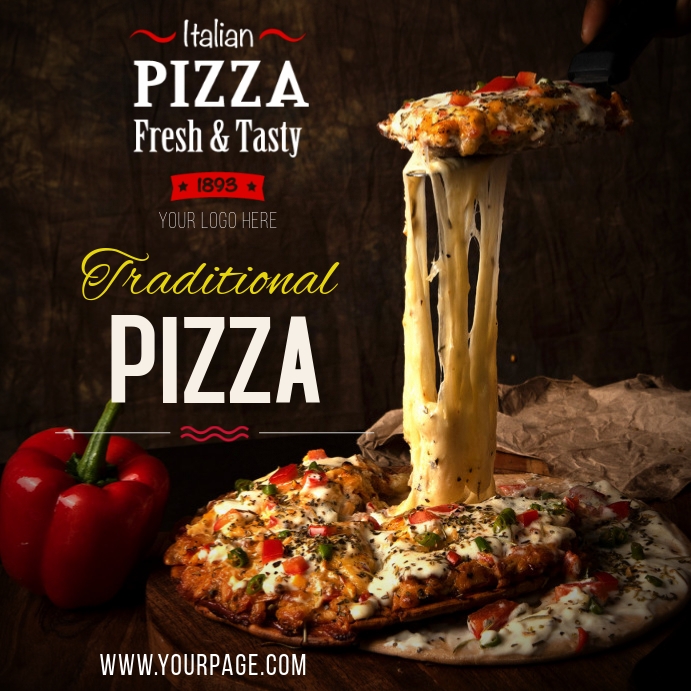 Pizza Social Media Template Postermywall