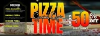 Pizza Time Special Offer Portada de Facebook template