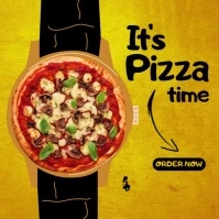 Pizza Time Video Template Instagram Post