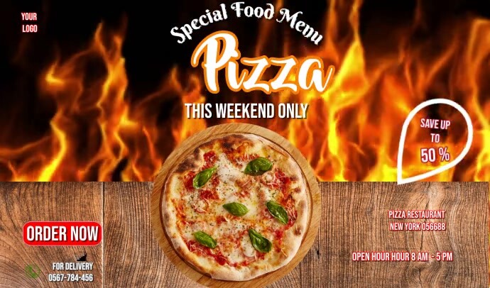 Pizza Vedio Тег template