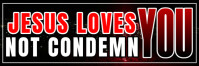 Placard John 3:17 Banner 2' × 6' template