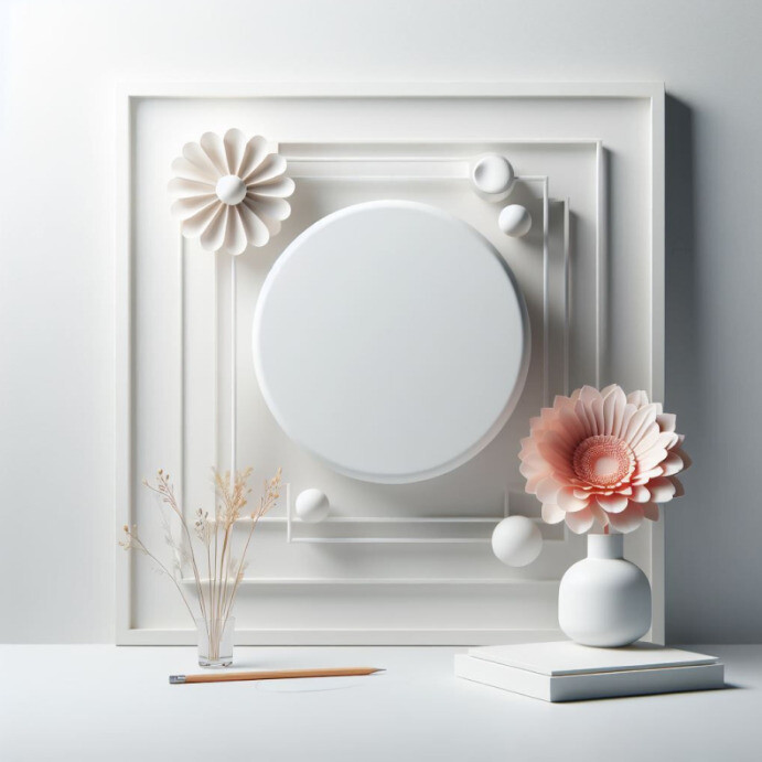 Plain Background Design Template