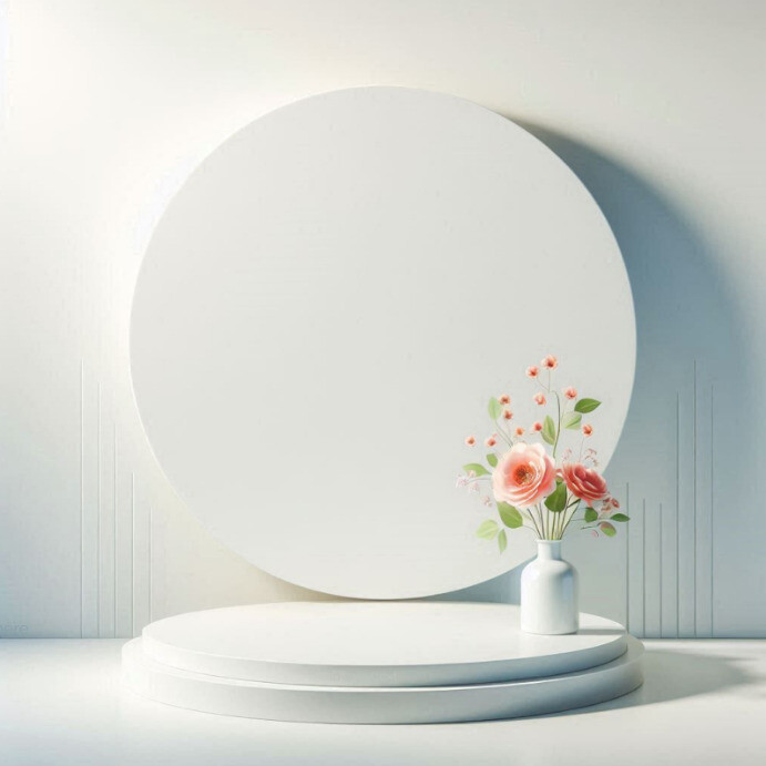 Plain Background frame Instagram Post template