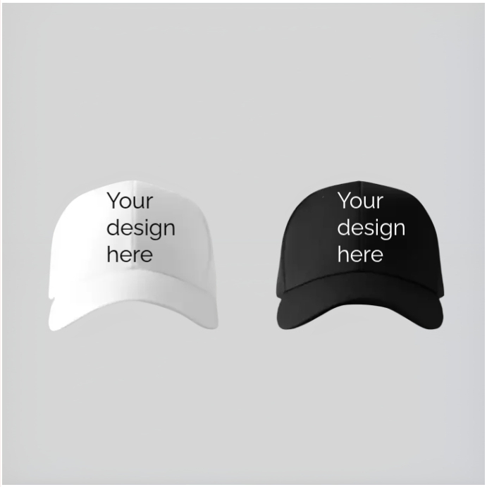 plain caps design Template | PosterMyWall