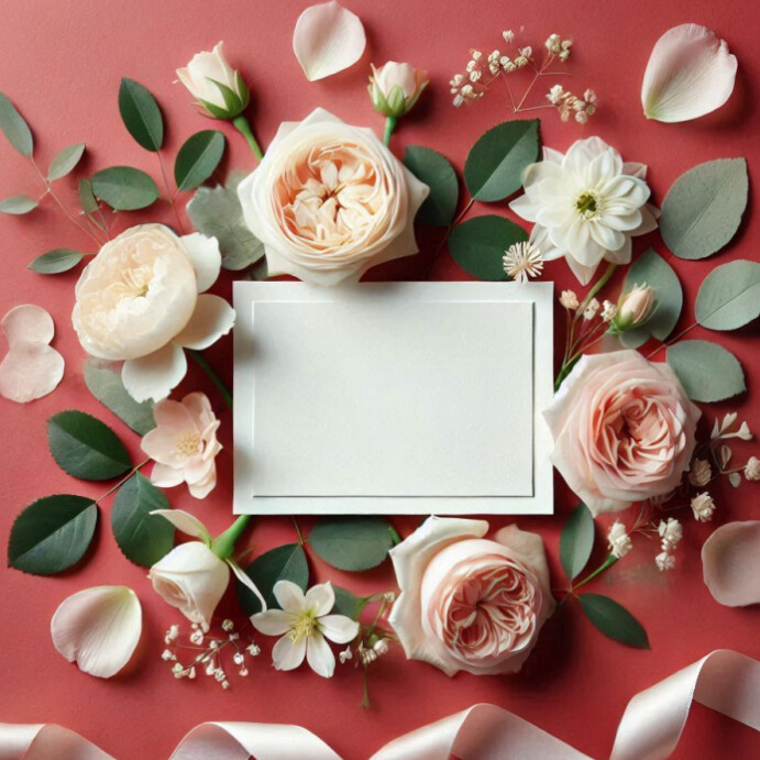Plain card background Instagram Post template