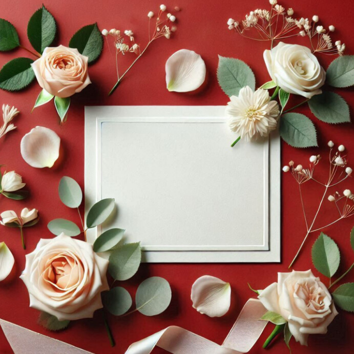 Plain card design Instagram Post template