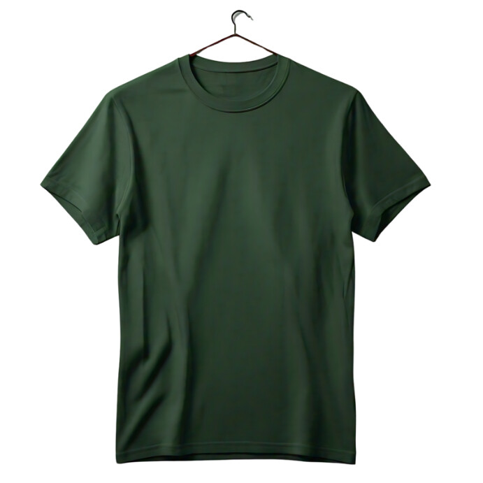 Tshirt Mockup Green T Shirt Blank T-shirt Template Design Blank