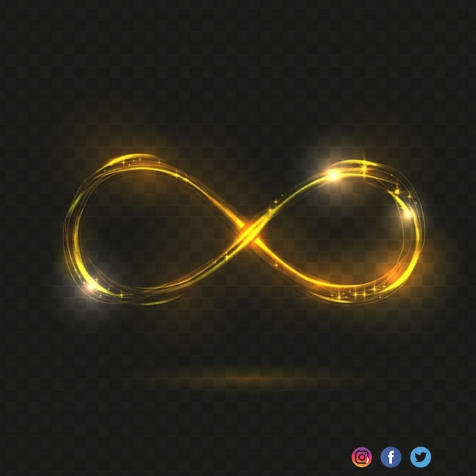 Plain infinity symbol template design | PosterMyWall