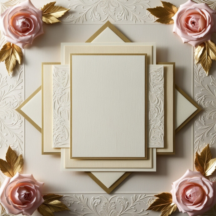 Invitation Card Designvplain Plain Invitation card Template | PosterMyWall