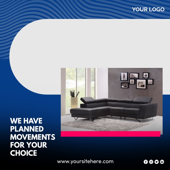 Planned Furniture Publicação no Instagram template